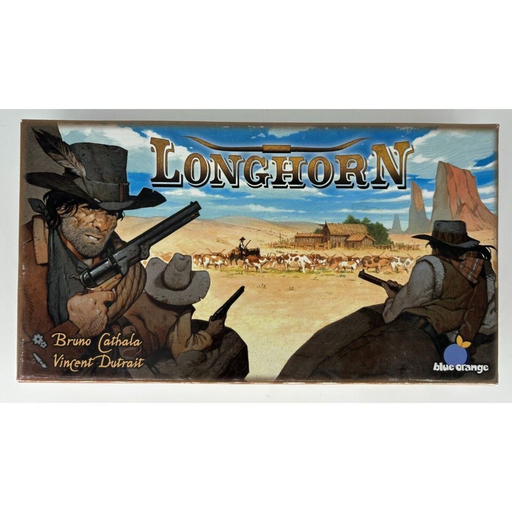 Longhorn Board Game - Blue Orange Bruno Cathala Vincent Dutrait Complete